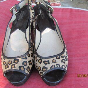 Michael Kors Platform Real Leather Shoes-Calf Hair